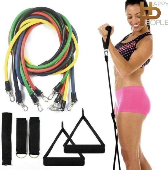 Treniruočių pasipriešinimo gumų rinkinys 